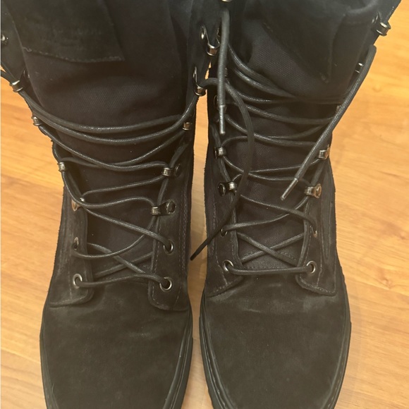 Android Homme Tactical hybrid Sneaker Combat Boots Mens 9 Leather Canvas Suede - Picture 7 of 11